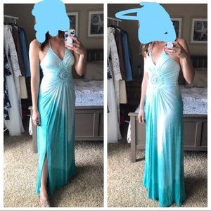 NWT {Sky} ombré tie dye maxi dress